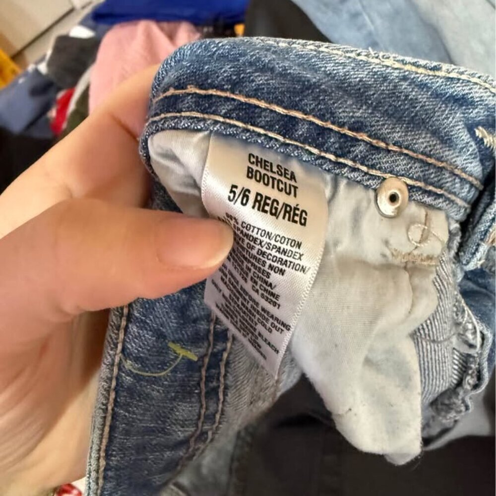 Aéropostale Chelsea Bootcut Jeans 5/6 Regular - Picture 4 of 5